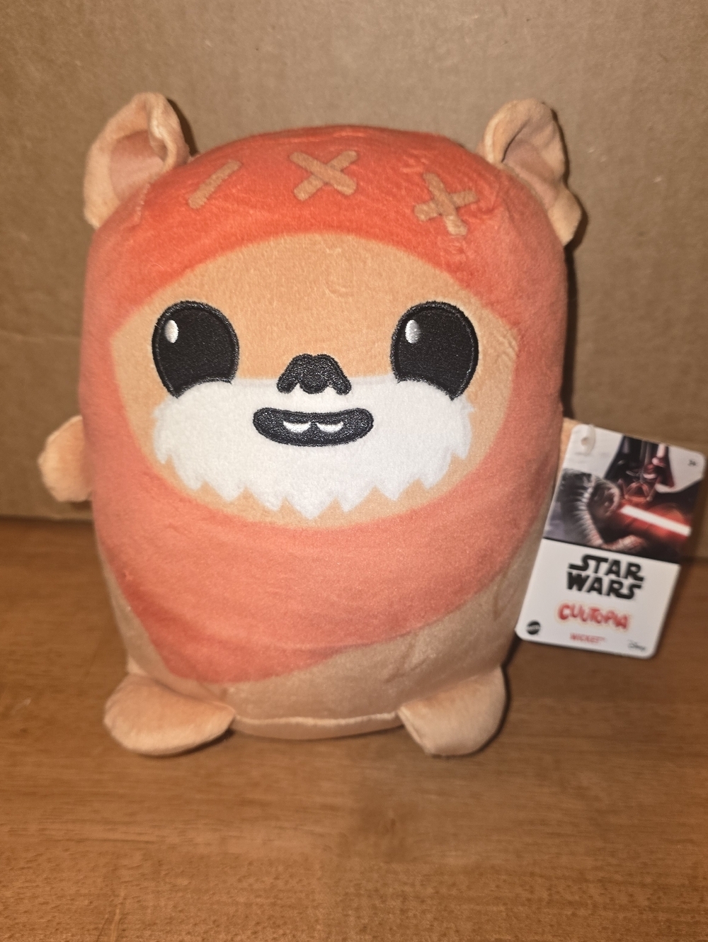 Star Wars CUUTOPIA Ewok Plush Toy - Orange and Tan